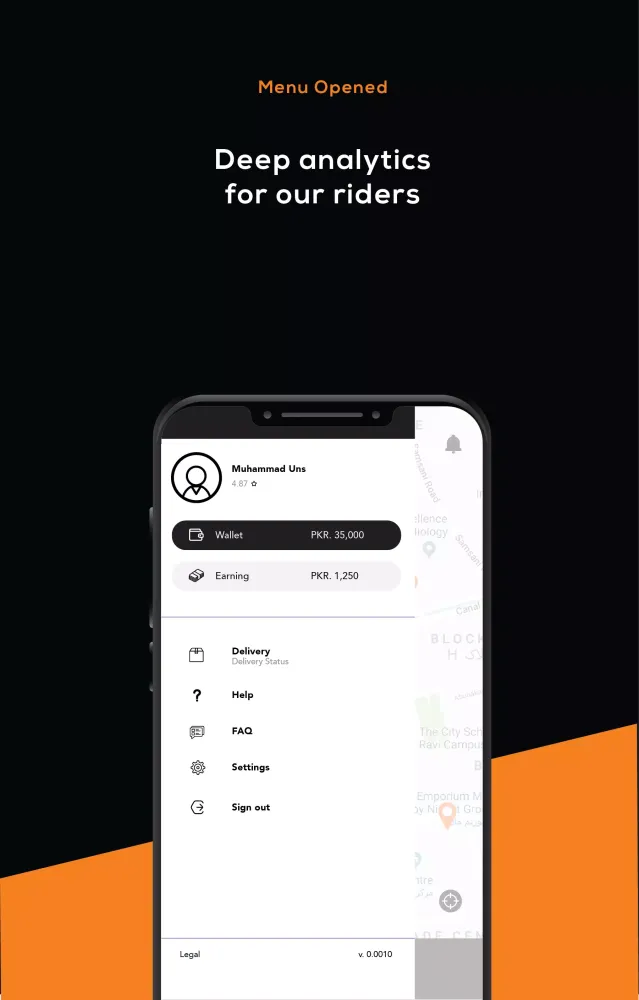 Swyft Delivery Rider App应用截图