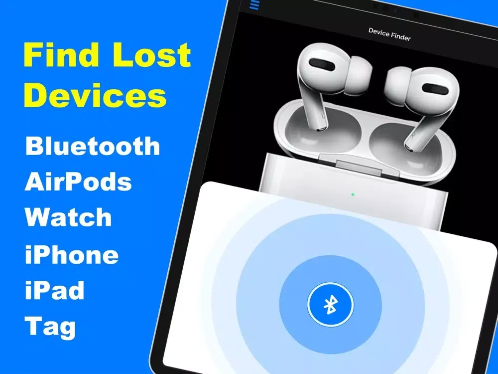 تصاویر Find My Headphones Pods Device iPad 