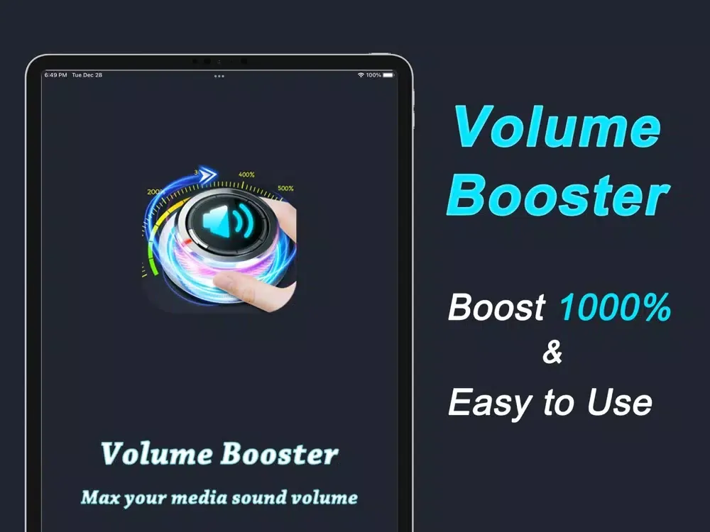 Zrzuty ekranu Volume Booster : Max amp me db iPad 