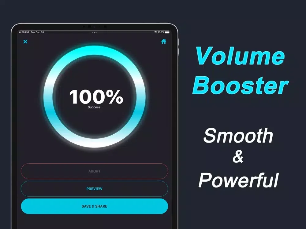 Zrzuty ekranu Volume Booster : Max amp me db iPad 