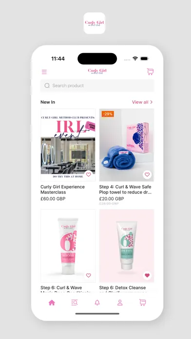 Capturas de pantalla de Curly Girl Method Club