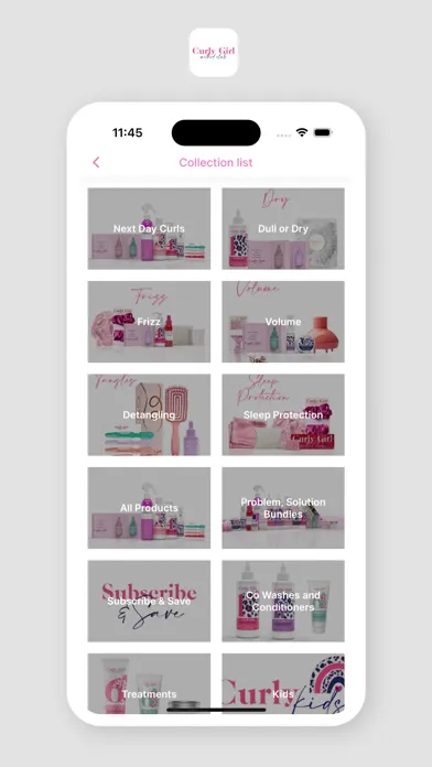 Capturas de pantalla de Curly Girl Method Club