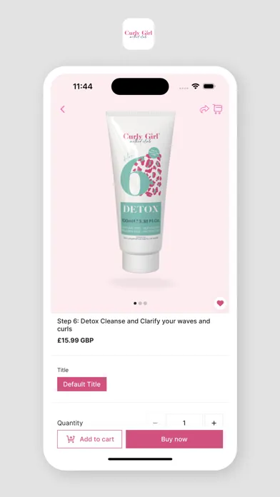 Capturas de pantalla de Curly Girl Method Club