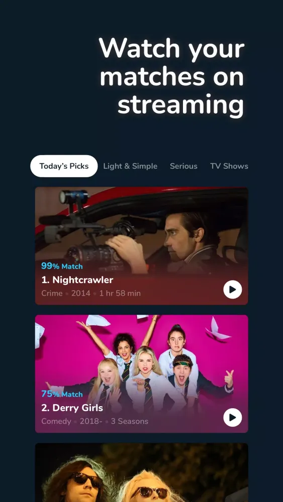 Matched Screenshots