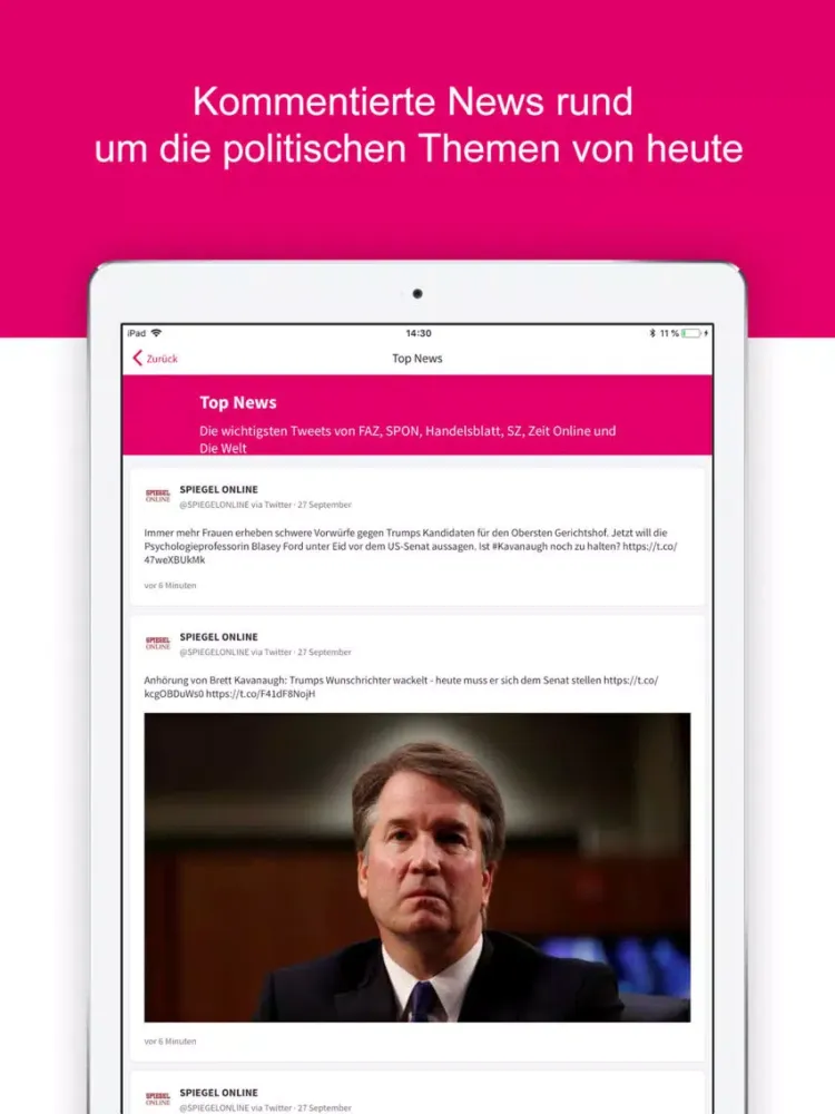Polly - Politik in einer Hand iPad  स्क्रीनशॉट