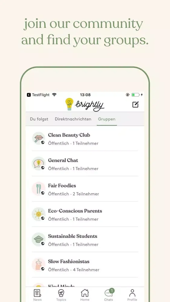 Brightly: Eco Community應用截圖