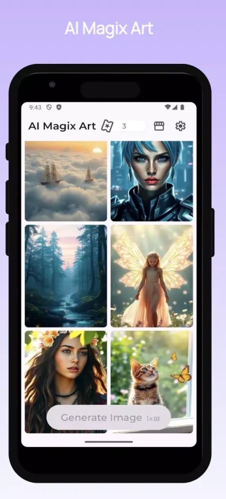 Screenshot di AI Magix : AI Art Generator