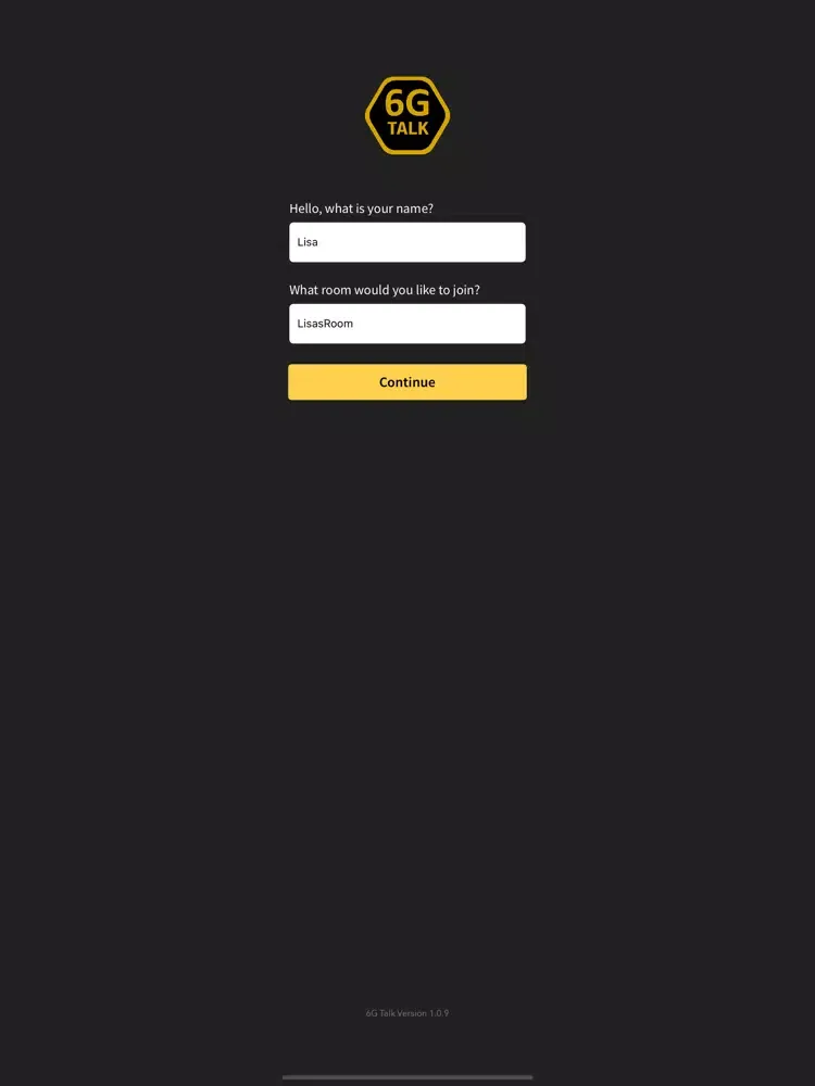 6G Talk iPad  سکرین شاٹس