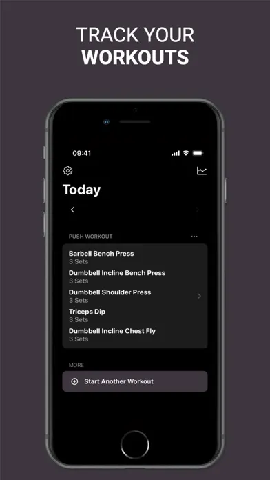 Set & Rep Counter Workout Log Screenshots
