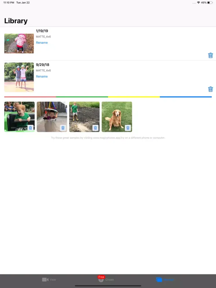 Captures d'écran de Magic Photos in your home iPad 