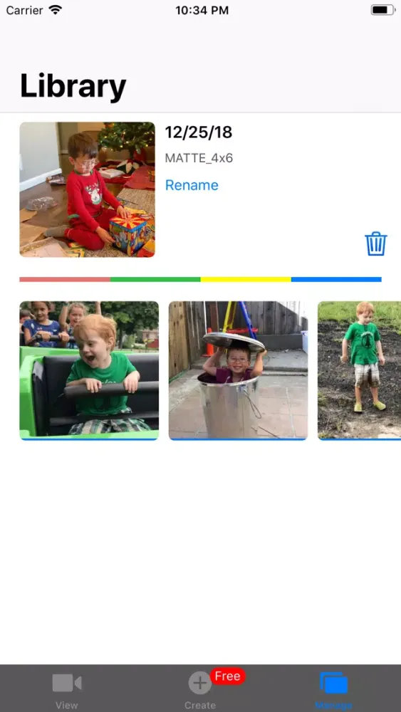 Captures d'écran de Magic Photos in your home