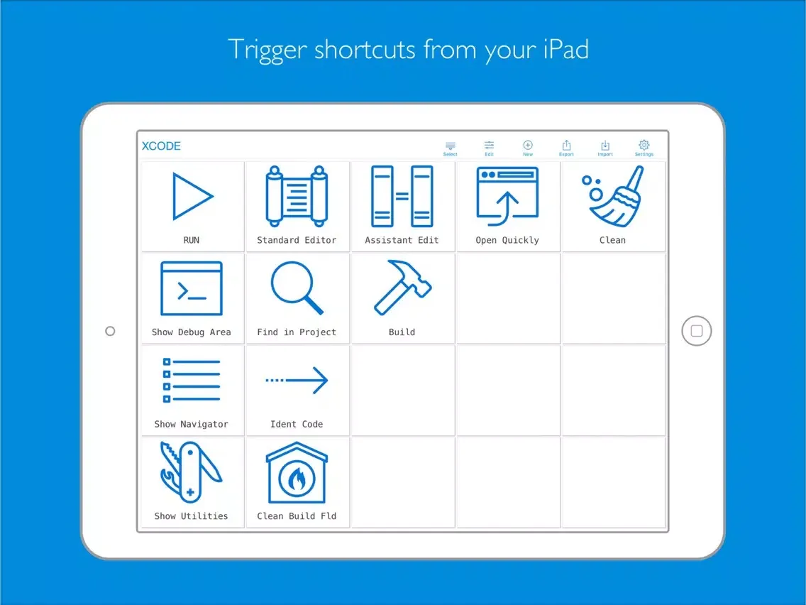 TouchBoard - Visual shortcut ninja iPad  स्क्रीनशॉट