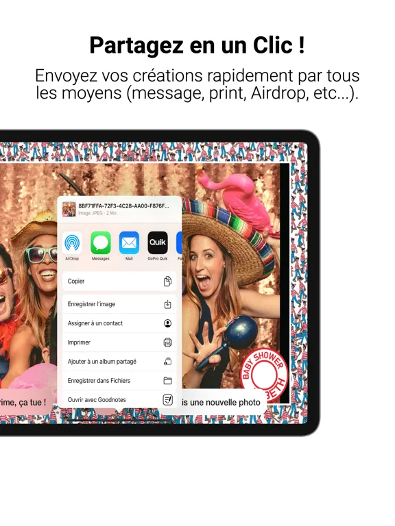 Photobooth - Le Kiosque photos iPad  स्क्रीनशॉट