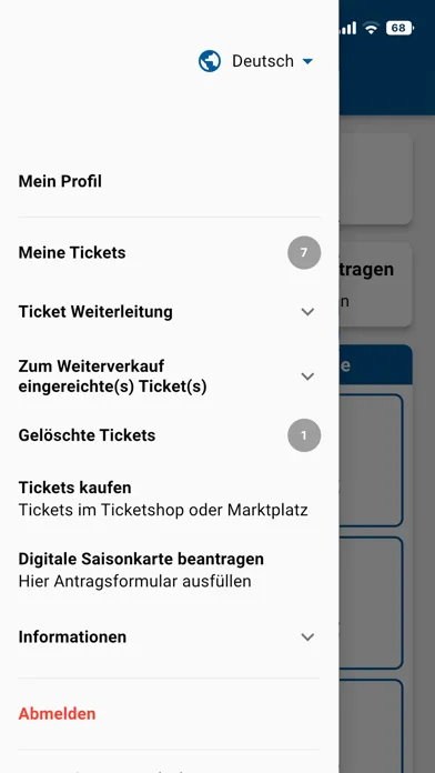 Скриншоты EVZ Tickets