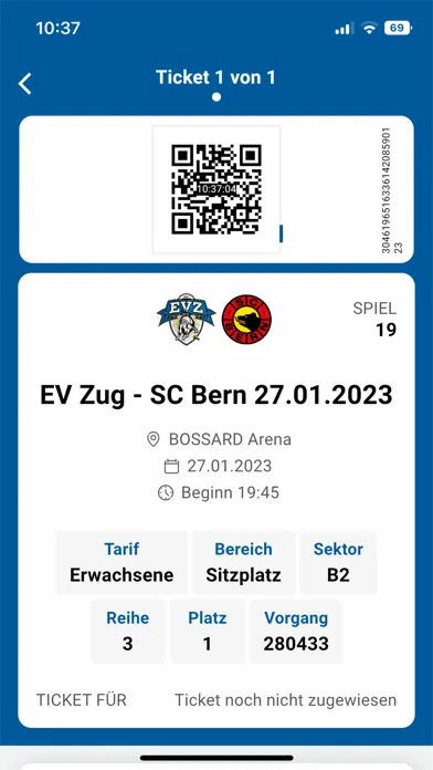 Скриншоты EVZ Tickets