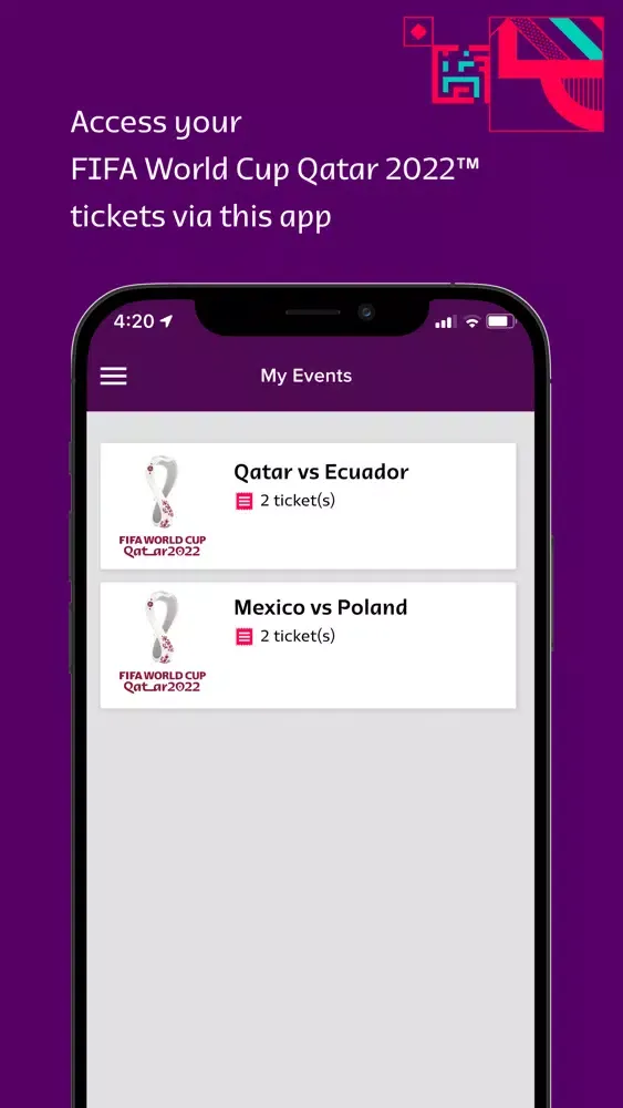 FIFA World Cup 2022™ Tickets स्क्रीनशॉट