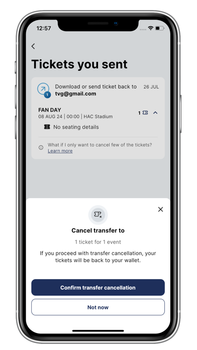 HAC Mobile Tickets স্ক্রিনশট