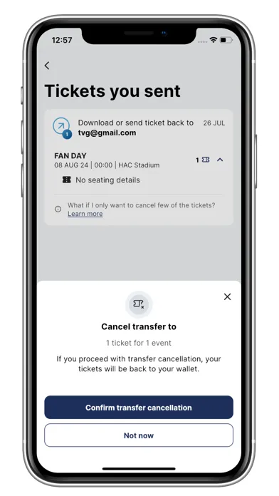 Screenshot di HAC Mobile Tickets