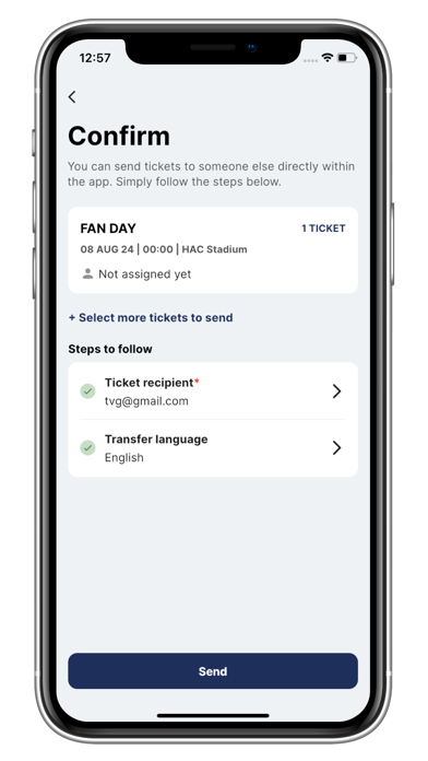 HAC Mobile Tickets স্ক্রিনশট