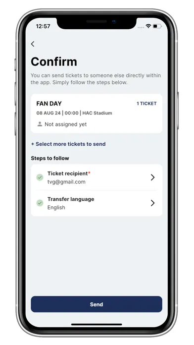 Screenshot di HAC Mobile Tickets