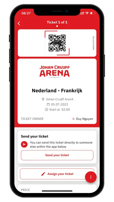 Screenshot di JCA Ticketing