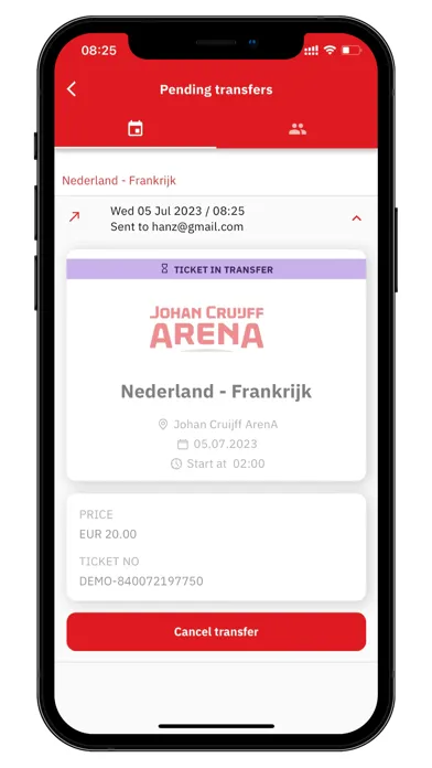 Screenshot di JCA Ticketing