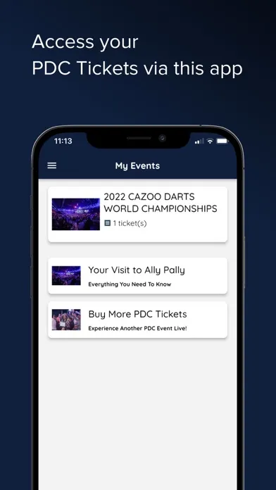 PDC Tickets应用截图