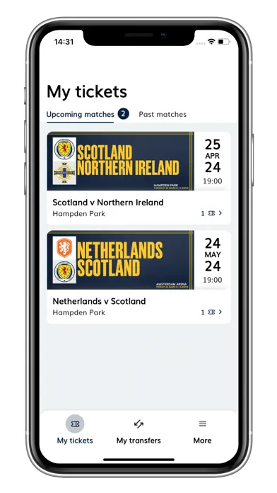 Hampden Park Tickets スクリーンショット