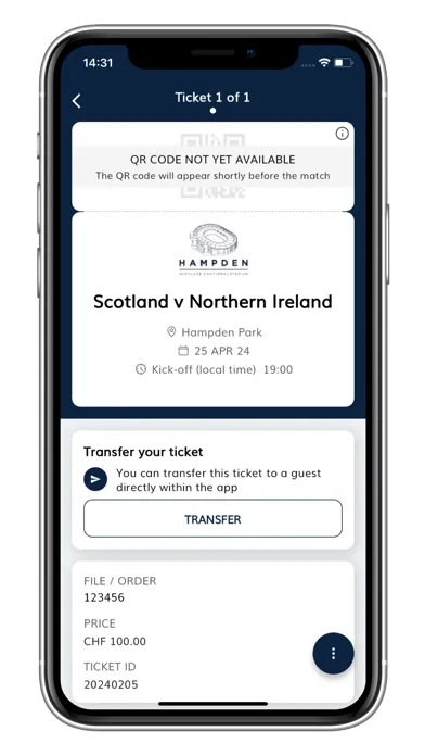 Hampden Park Tickets スクリーンショット