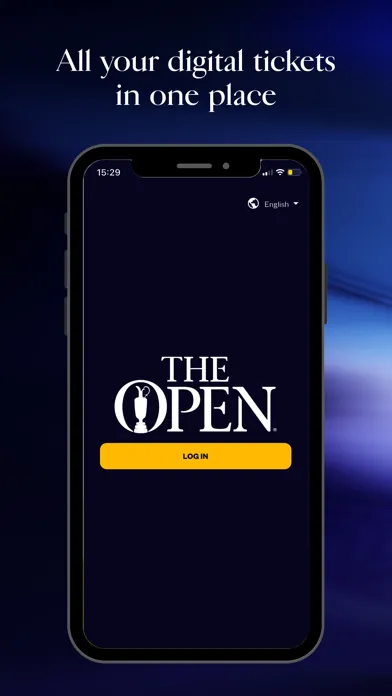Tangkapan layar The Open Tickets