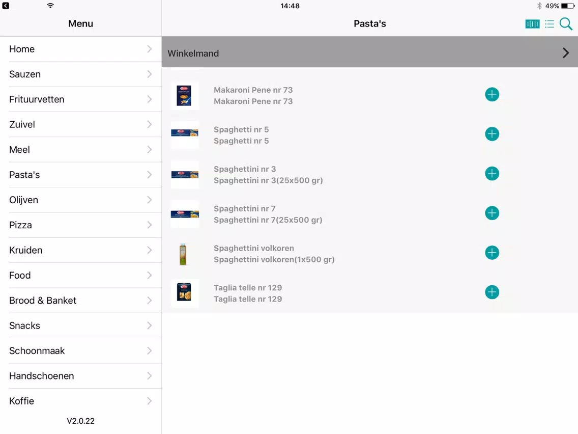 تصاویر Turquoise Horeca Leverancier iPad 