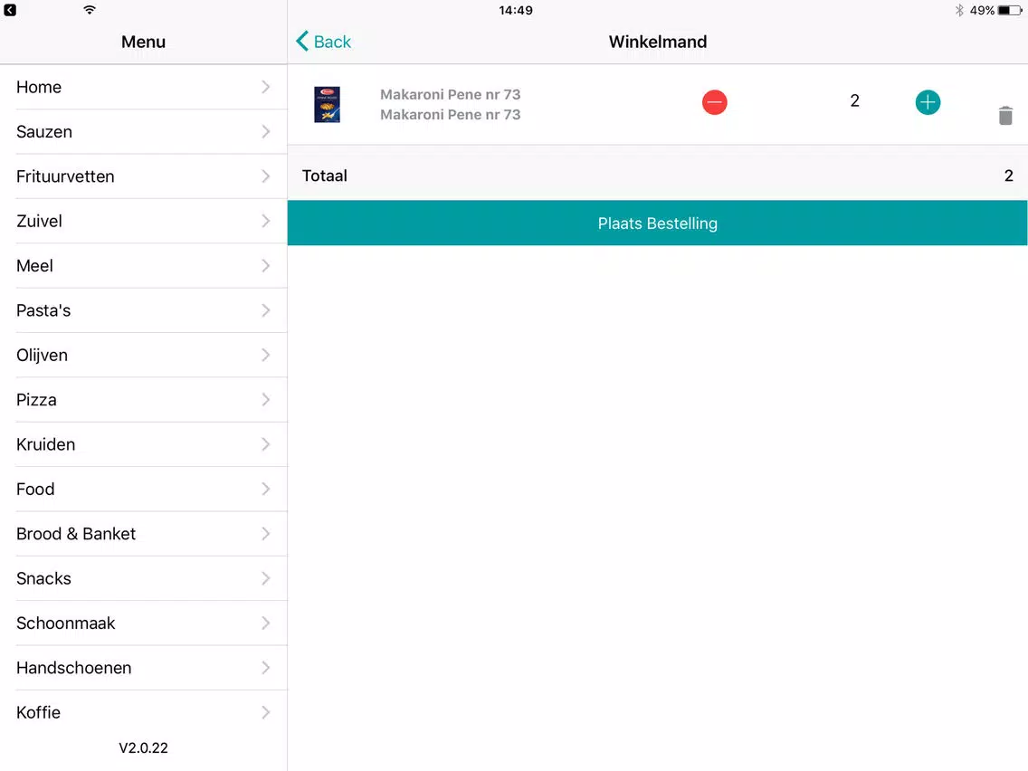 تصاویر Turquoise Horeca Leverancier iPad 
