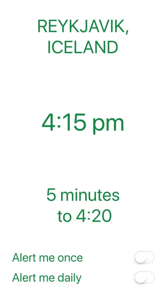 Tangkapan skrin 420 Clock