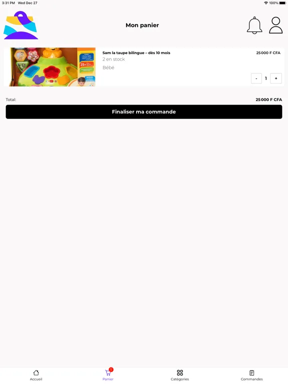 Tangkapan skrin TOUT DEDANS iPad 