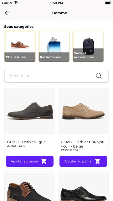Tangkapan skrin TOUT DEDANS
