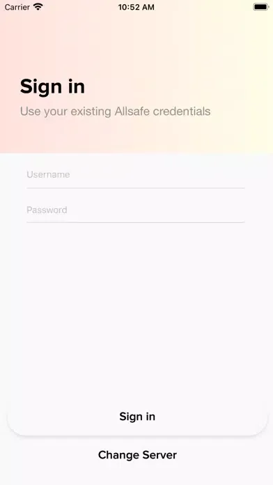 Tangkapan skrin AllSafe - Device Manager