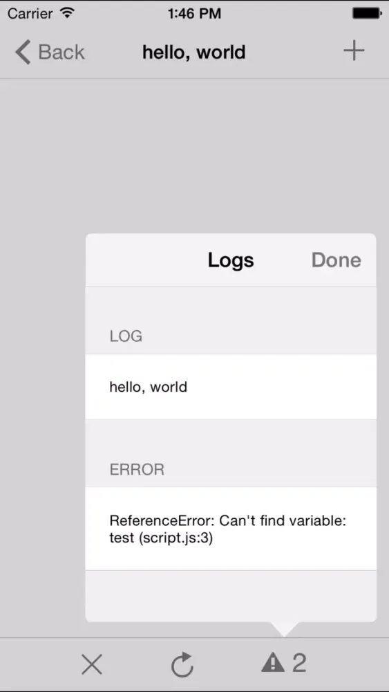 Tangkapan layar Trico - Hello world without PC