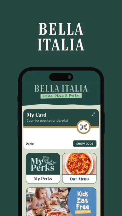 Ảnh chụp màn hình của Bella Italia