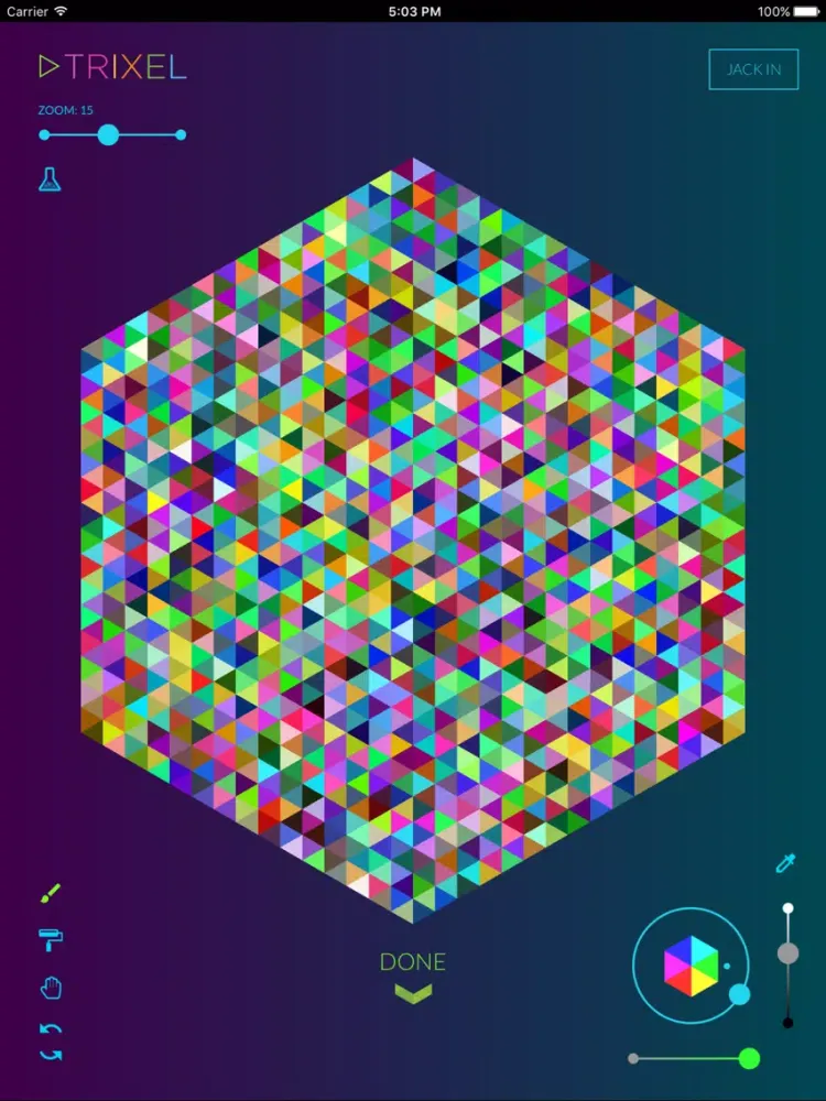 Screenshot di TRIXEL.io iPad 