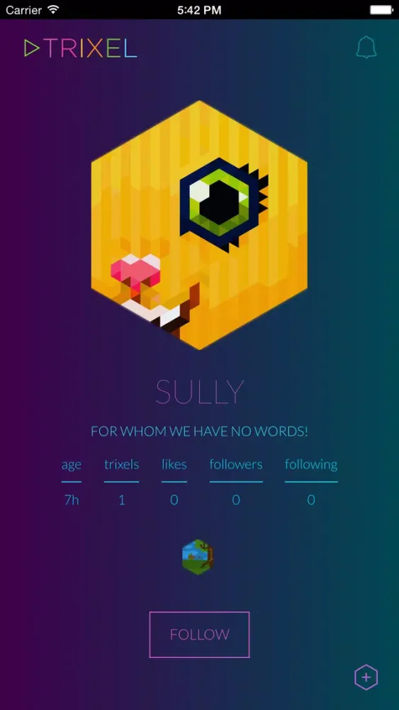 Screenshot di TRIXEL.io