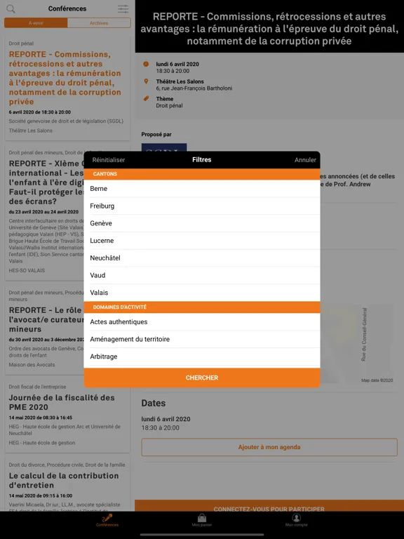 Formation permanente - ODAGE iPad  Screenshots