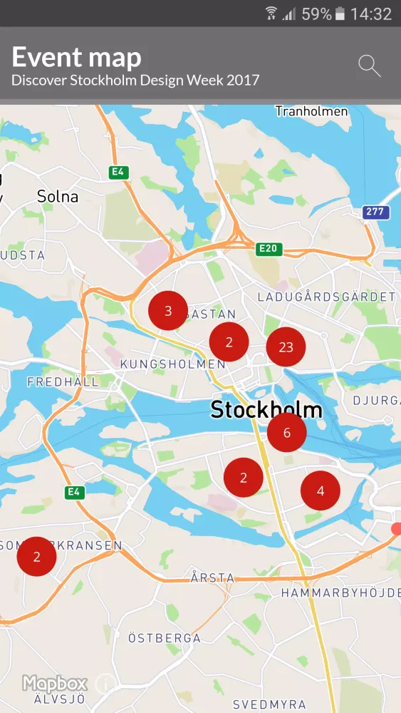 Capturas de pantalla de Stockholm Design Week