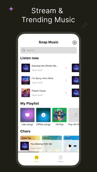 Скриншоты Muzi X - Music Video Streaming