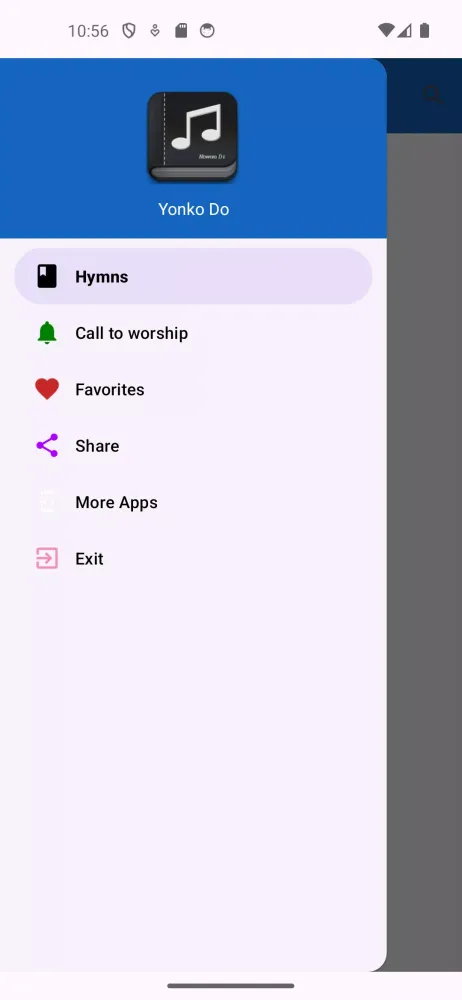 Tangkapan skrin TWI SDA Hymnal [Tunes & Score]