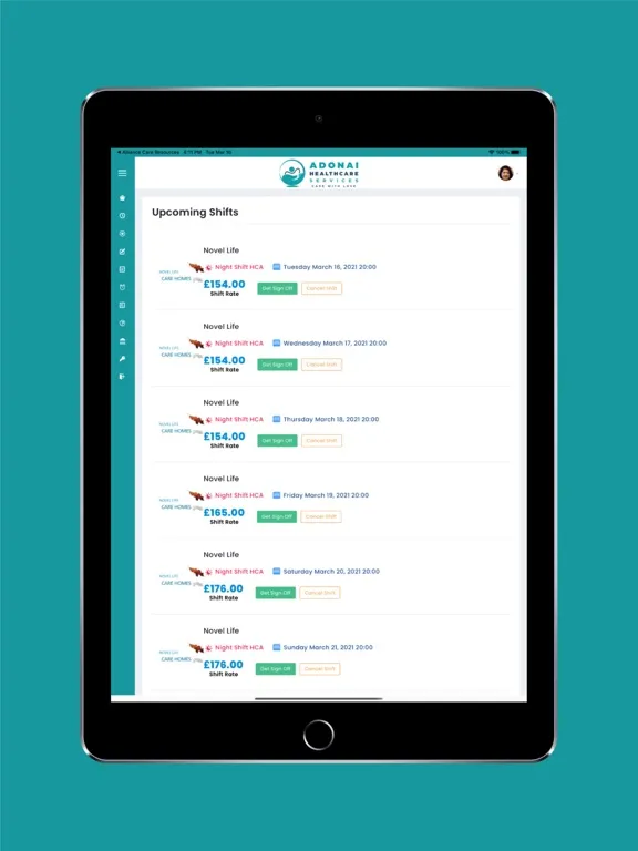 تصاویر Adonai Healthcare Services iPad 