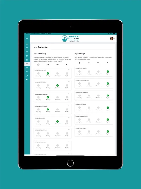 تصاویر Adonai Healthcare Services iPad 