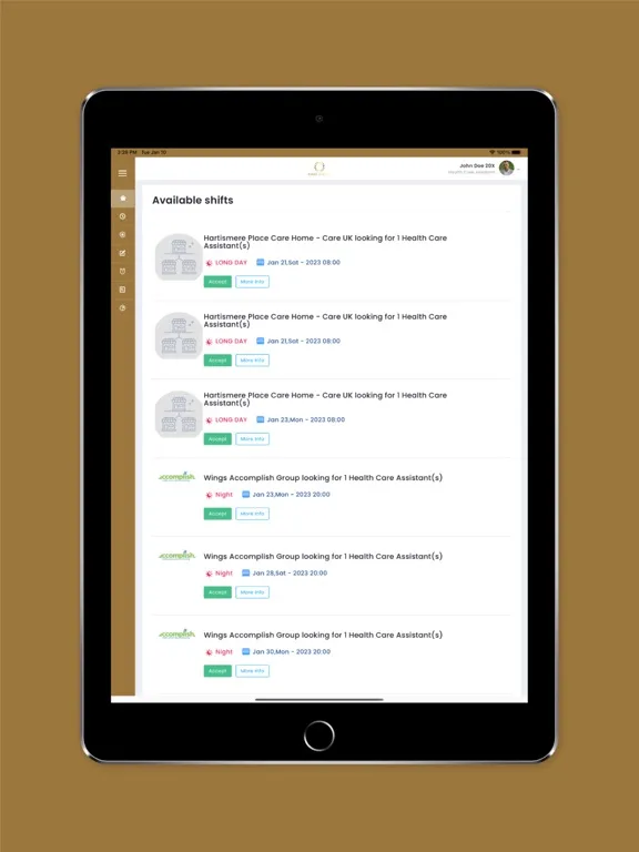 Care Circle Ltd iPad  سکرین شاٹس
