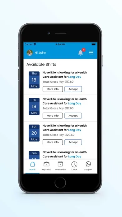 Tangkapan skrin Careline Solutions