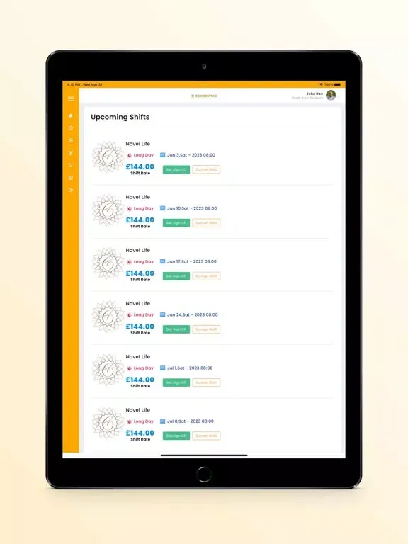 Cornerstone Staffing Solutions iPad  स्क्रीनशॉट