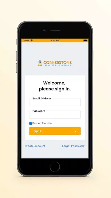 Tangkapan layar Cornerstone Staffing Solutions